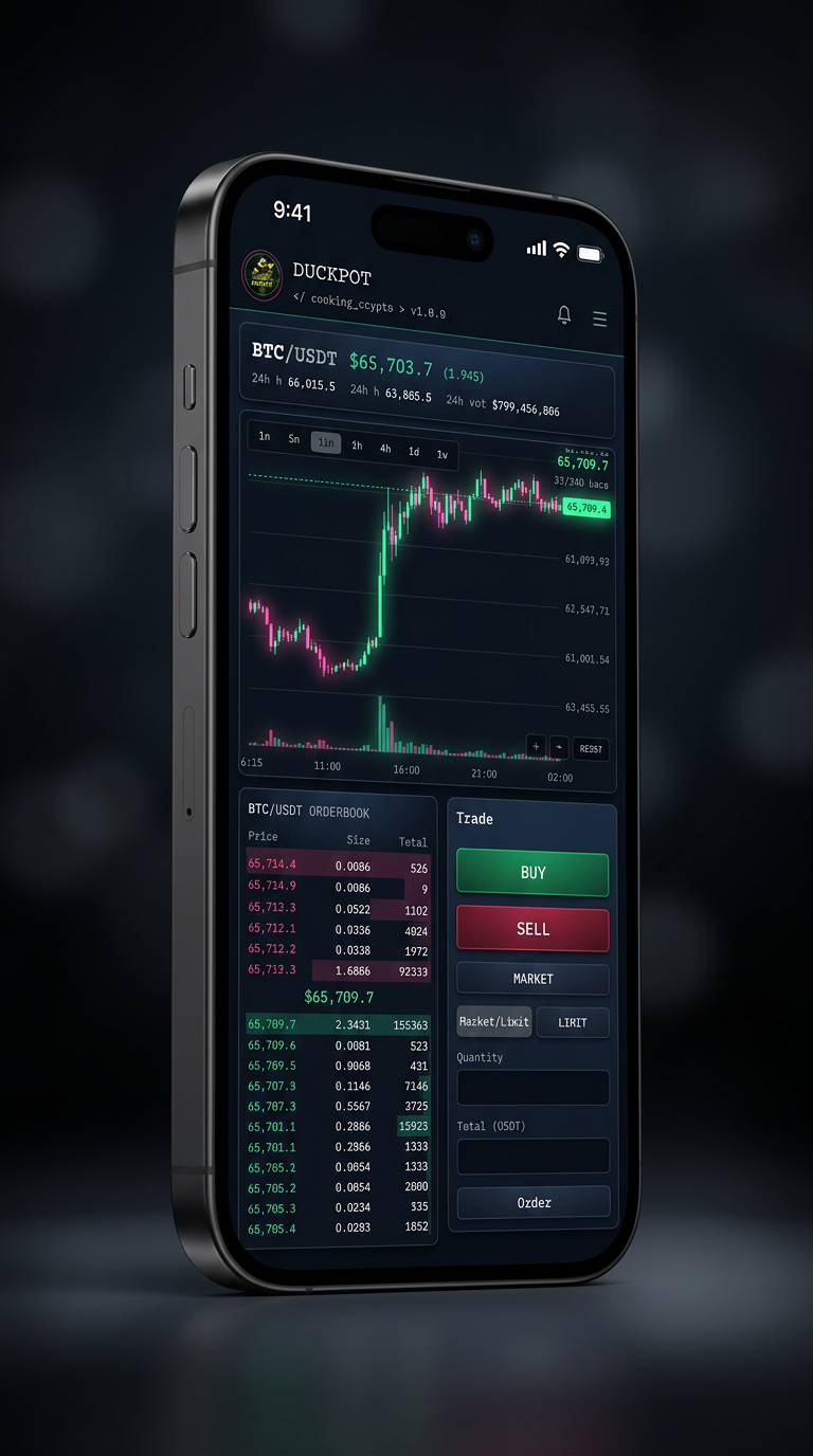 Duckpot mobile app